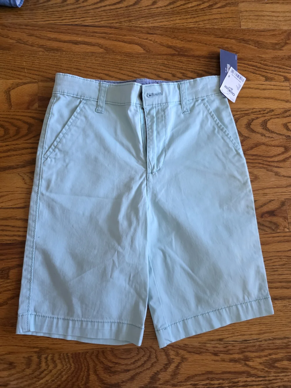 OshKosh B'gosh Mint Blue Kids Cotton Shorts